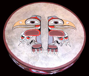 Eagle's catch Native American Drum